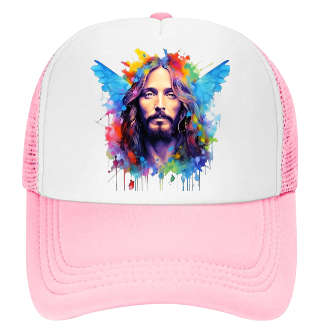 Jesus Hat Trucker Hat Outdoors Hat Religions Faith Jesus Wept Bible Verse Hat
