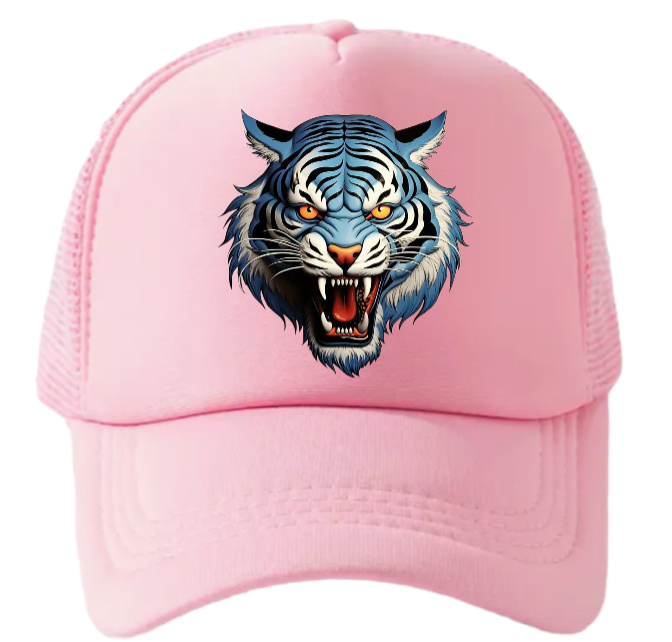 Wild Tiger Hat Baseball Hat Adjustable Snapback Trucker Hat Fierce Tiger Hat
