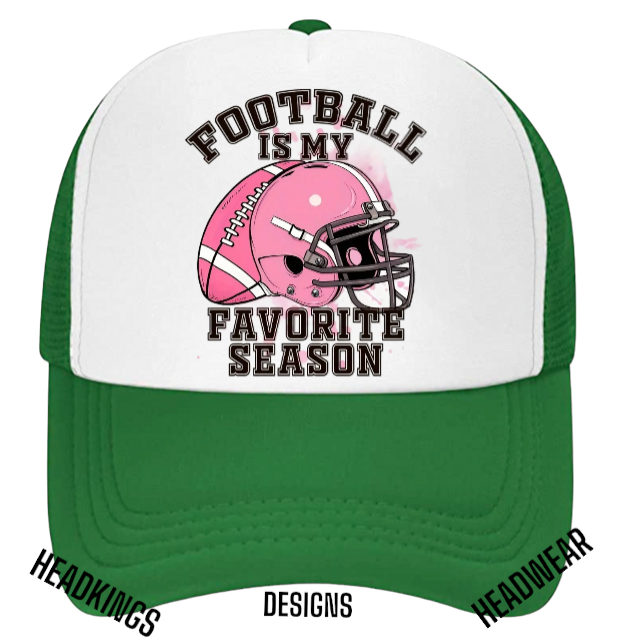 Football Season Hat Adjustable Snapback Trucker Hat Football Love Football Hat