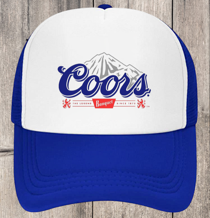Coors Hat Adjustable Snapback Trucker Hat Vintage Style Coors Hat Drinking Hat