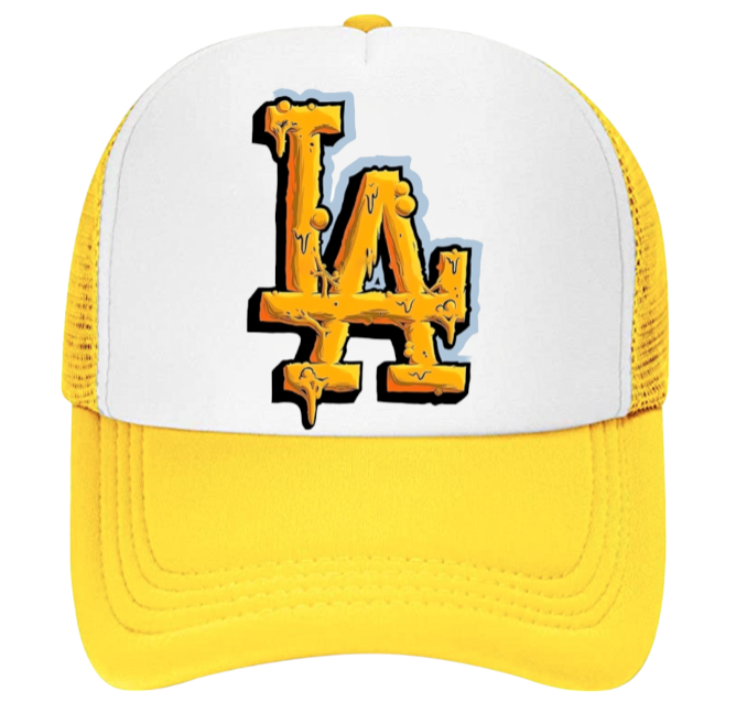 LA Dodgers Hat Adjustable Snapback Trucker Hat  Baseball Hat Los Angeles Heart
