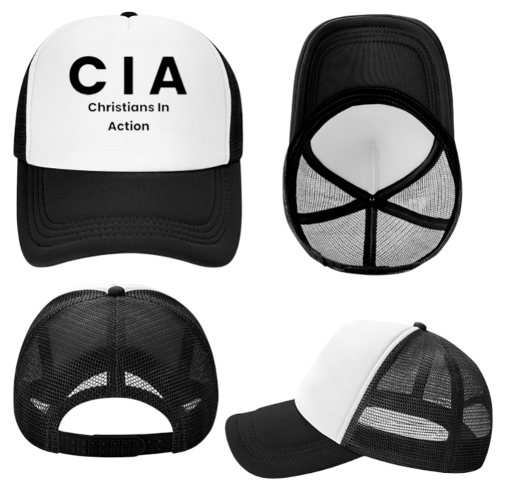 Jesus Is King Hat Adjustable Snapback Trucker Hat Religious Prayers Faith Bless