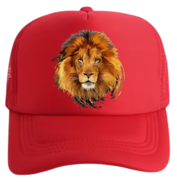 Lion Hat Adjustable Snapback Trucker Hat Lion King Hat King of Jungle Safari Hat