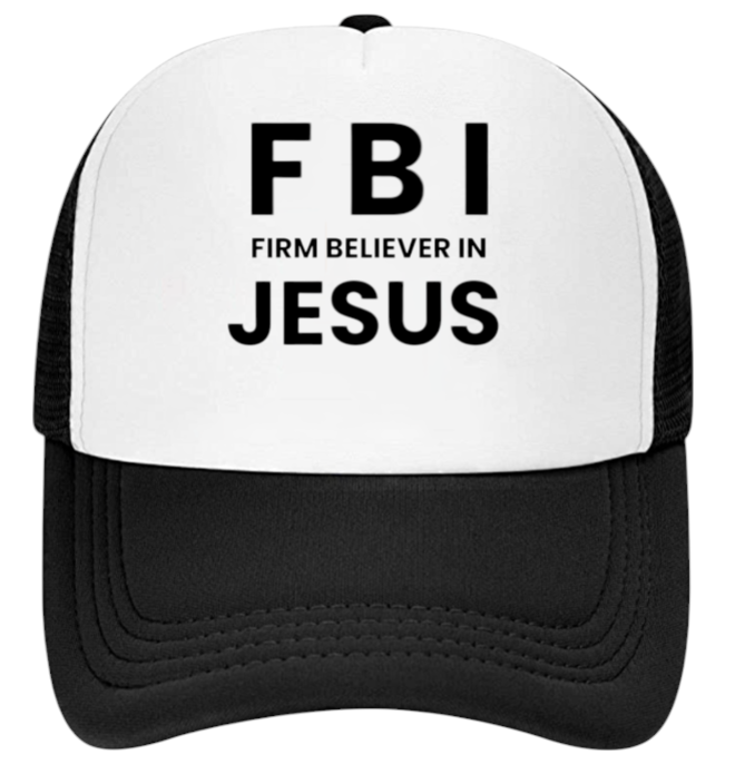 Jesus Is King Hat Adjustable Snapback Trucker Hat Religious Prayers Faith Bless