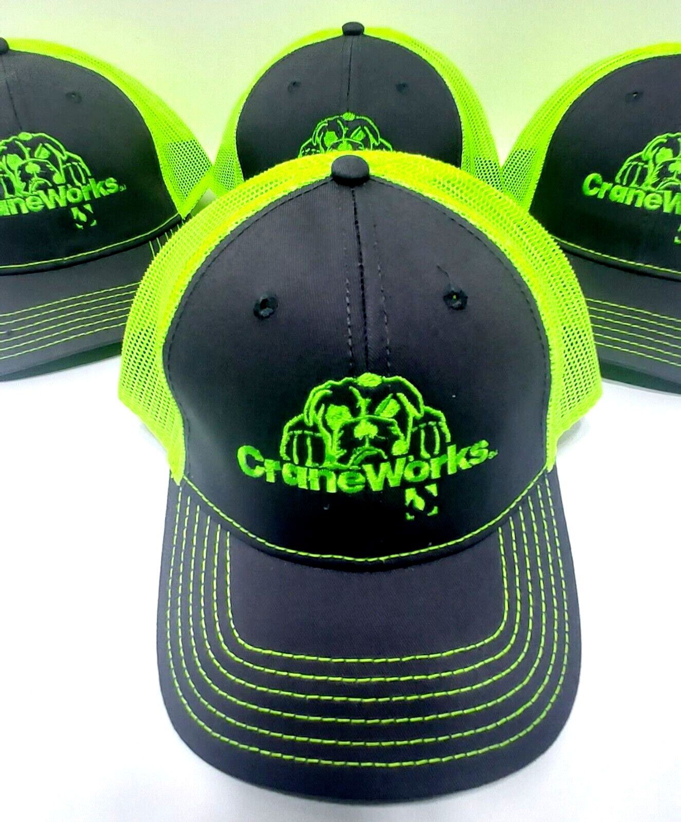 Working Hat Adjustable Snapback Meshback Men Women Casual Wear