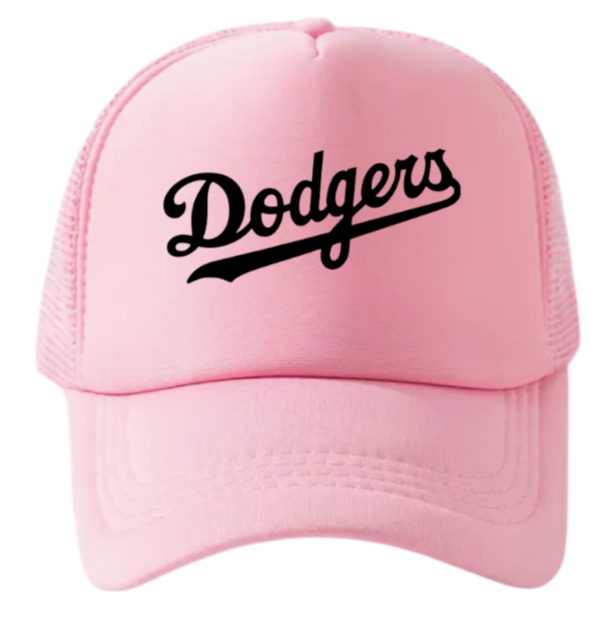 Dodgers Hat Adjustable Snapback Trucker Hat Dodgers Love Hearts Los Angeles Hat