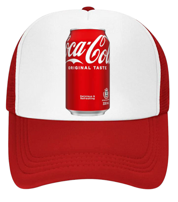 Soda Hat Pepsi Hat Adjustable Snapback Trucker Hat Coca-Cola Soda Hat Beverage