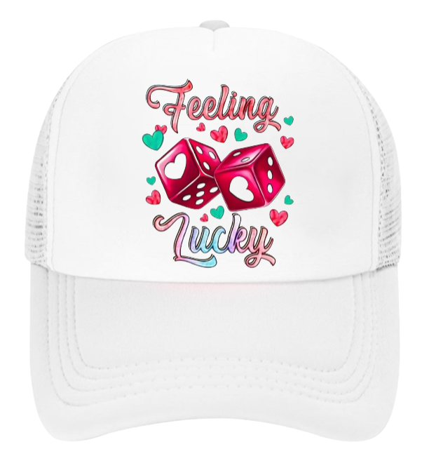 Gaming Hat Adjustable Snapback Trucker Hat Gambling Casino Feeling Lucky Hat