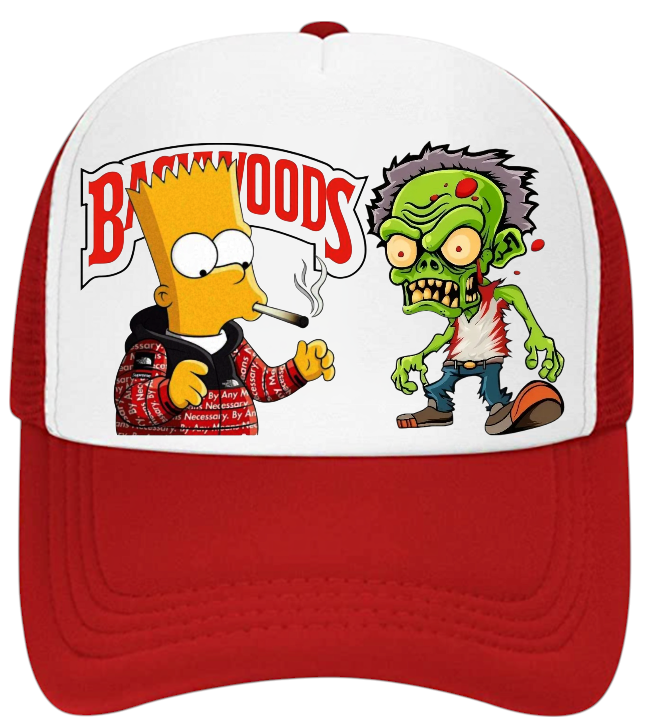 Marlboro Hat Backwoods Hat Adjustable Snapback Trucker Hat Smoke Shop Alien Hat
