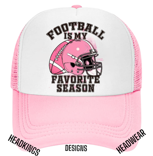 Football Season Hat Adjustable Snapback Trucker Hat Football Love Football Hat