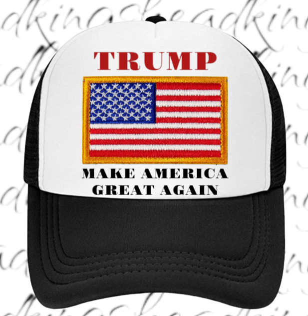 Trump Hat Trucker Hat Adjustable Snapback Make America Great Again 2024 MAGA