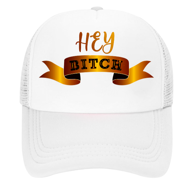 Funny Hat Adjustable Snapback Trucker Hey BItch Certified Hat Outdoors Hat