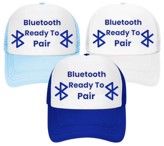 Bluetooth Hat Adjustable Snapback Trucker Hat Bluetooth Ready To Pair Funny Hat