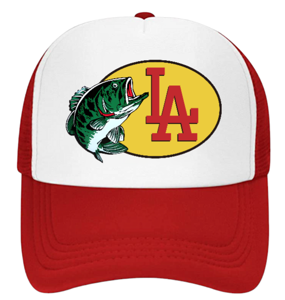 Los Angeles Hat Adjustable Snapback Trucker Hat Outdoors Fishing Hat Dodgers Hat