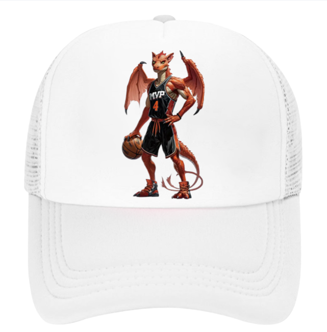 Basketball Dragon Hat Trucker Hat Adjustable Hat Unisex Hat Snapback MVP Hat