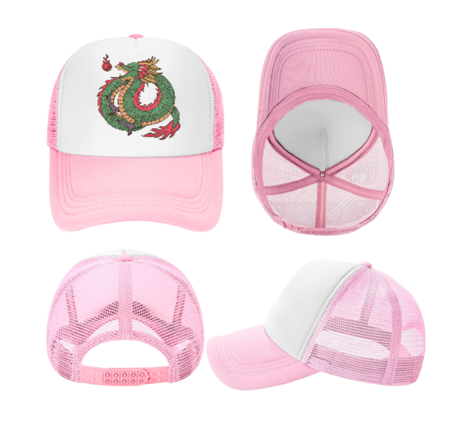 Dragon Hat Baseball Hat Trucker Hat Adjustable Snapback Hat Danger Fire Dragon