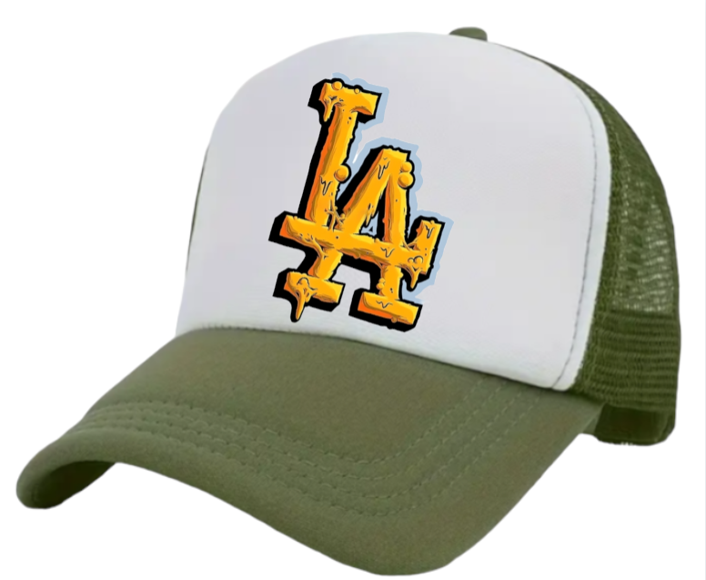 LA Dodgers Hat Adjustable Snapback Trucker Hat  Baseball Hat Los Angeles Heart
