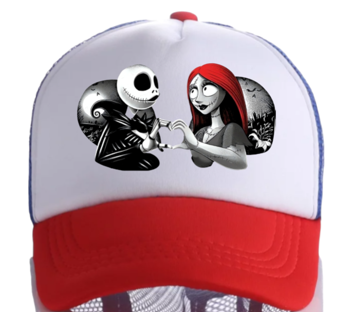 Christmas Hat Adjustable Trucker Hat Nightmare Before Christmas True Love Hat