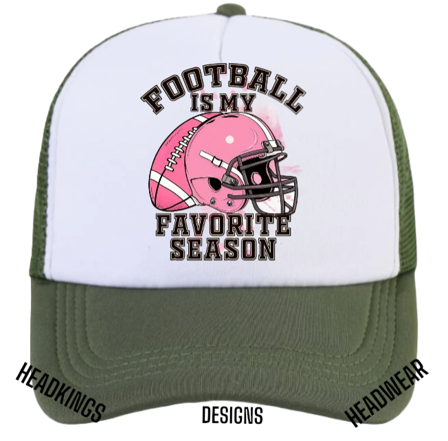 Football Season Hat Adjustable Snapback Trucker Hat Football Love Football Hat