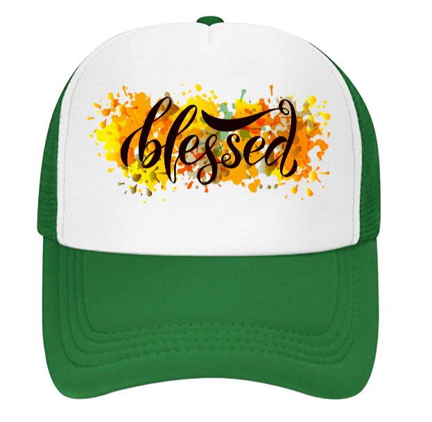 Blessed Hat Baseball Hat Trucker Hat Adjustable Snapback Floral Blessings Hat