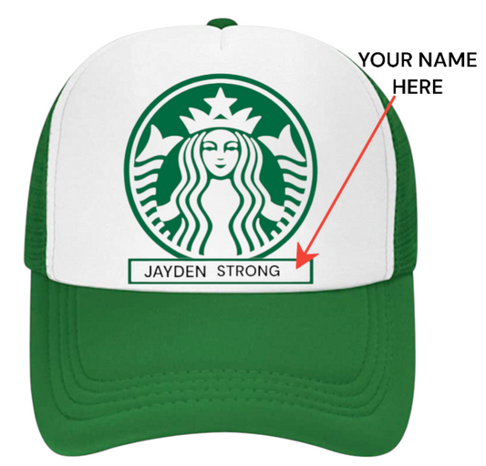 Starbucks Coffee Hat Adjustable Snapback Trucker Hat Employees Gift Custom Hat