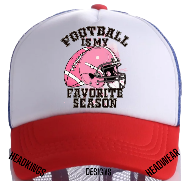 Football Season Hat Adjustable Snapback Trucker Hat Football Love Football Hat