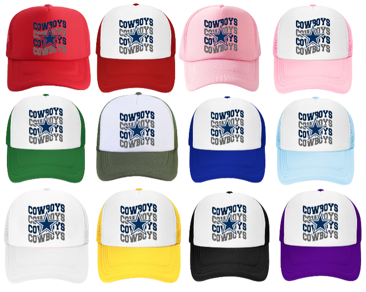 Football Hat Adjustable Snapback Trucker Hat Football Season Hat Texas Hat