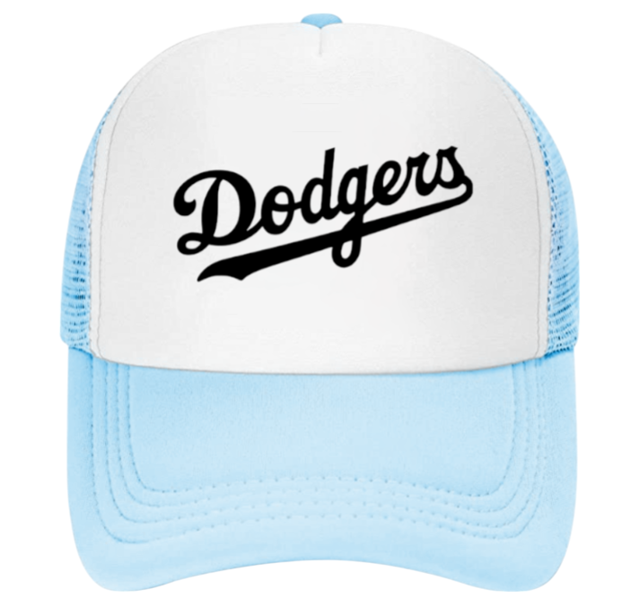Dodgers Hat Adjustable Snapback Trucker Hat Dodgers Love Hearts Los Angeles Hat