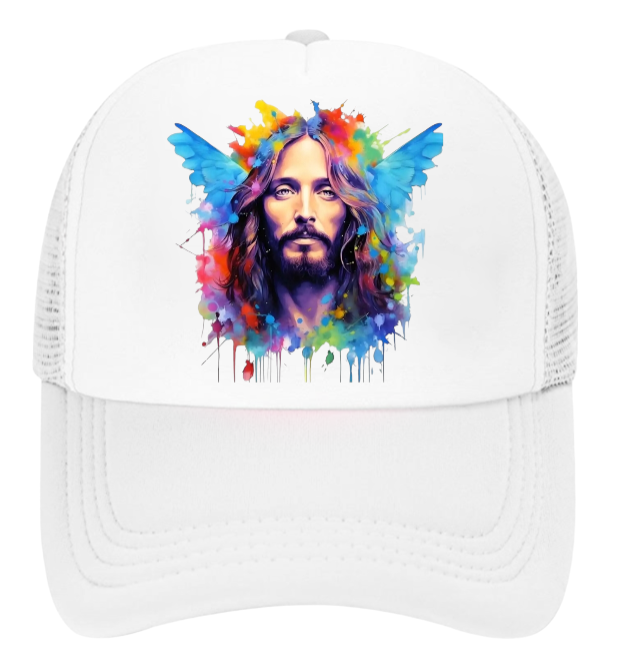 Jesus Hat Trucker Hat Outdoors Hat Religions Faith Jesus Wept Bible Verse Hat