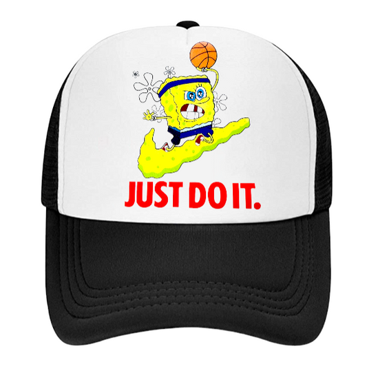 Basketball Hat Adjustable Snapback Trucker Hat Anime Cartoon Playing Basketball