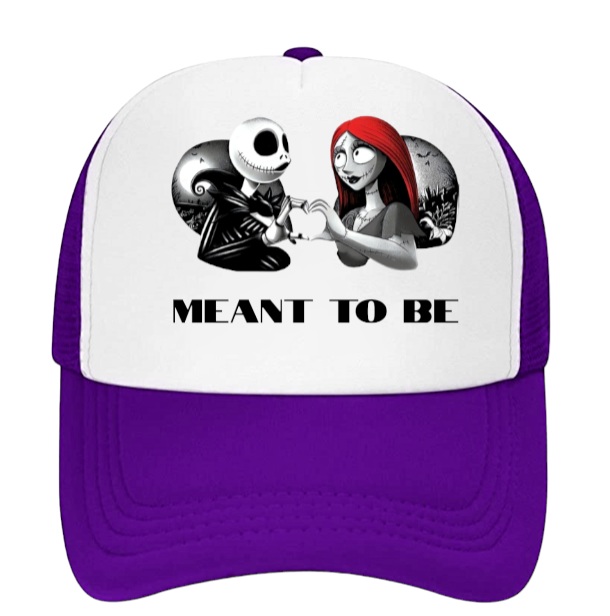 Christmas Hat Adjustable Trucker Hat Nightmare Before Christmas True Love Hat