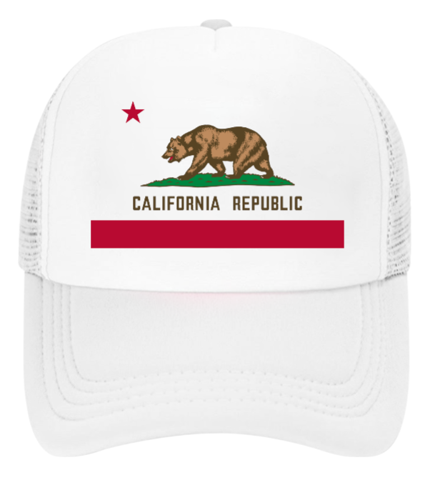 California Bear Hat Adjustable Snapback Trucker Hat California Love Hat Gift
