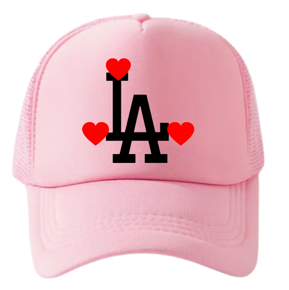 Dodgers Baseball Hat  Adjustable Snapback Trucker Hat Dodgers Zebra Love Hat