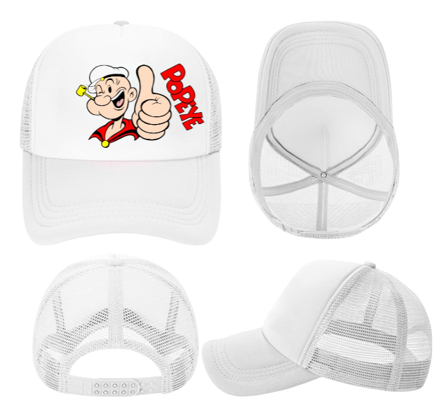 Popeye Hat Adjustable Snapback Trucker Hat Popeyes Chicken Hat Red Chicken Lover