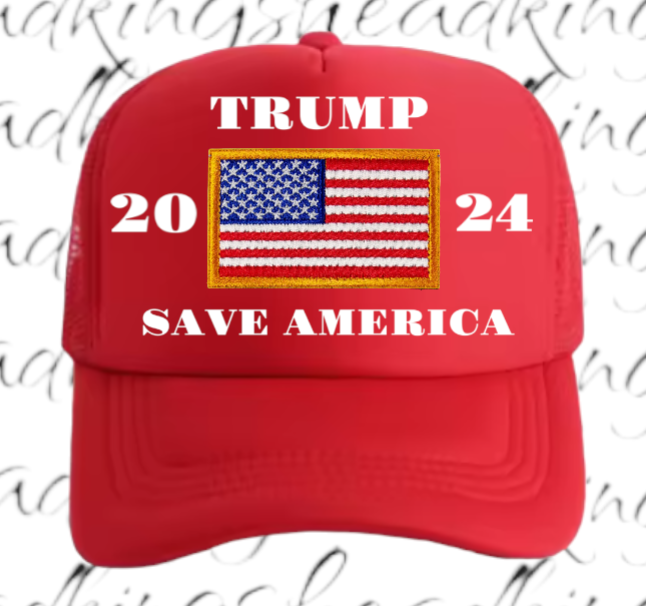Trump Hat Trucker Hat Adjustable Snapback Make America Great Again 2024 MAGA