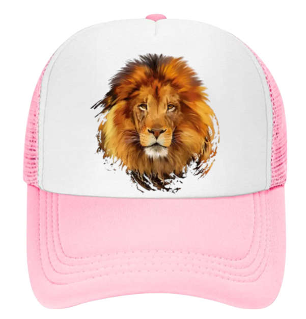 Lion Hat Adjustable Snapback Trucker Hat Lion King Hat King of Jungle Safari Hat