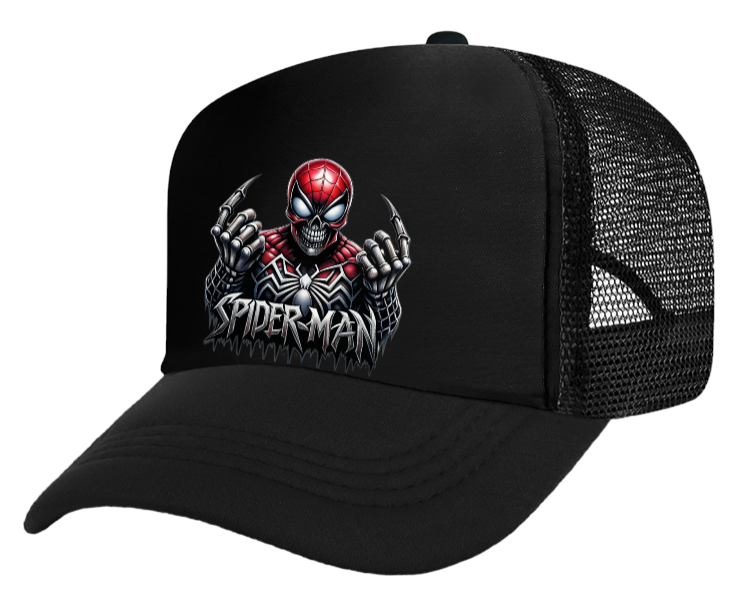 Spiderman Hat Adjustable Snapback Trucker Hat Spider Web Spiderman Superhero Hat