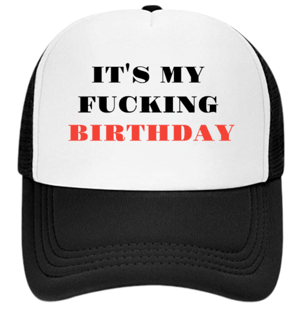 Birthday Hat Adjustable Snapback Trucker Hat Outdoors Funny Hat Birthday Gift