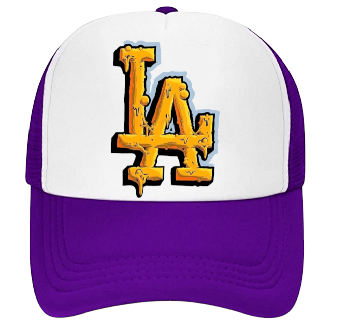 LA Dodgers Hat Adjustable Snapback Trucker Hat  Baseball Hat Los Angeles Heart