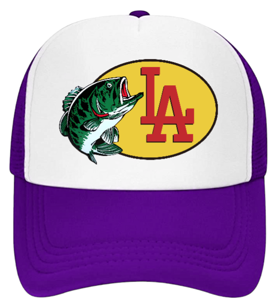 Los Angeles Hat Adjustable Snapback Trucker Hat Outdoors Fishing Hat Dodgers Hat