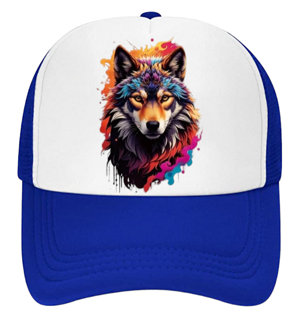 Wolf Hat Baseball Hat Trucker Hat Adjustable Snapback Hat Unisex Wild Fox