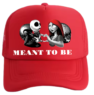 Christmas Hat Adjustable Trucker Hat Nightmare Before Christmas True Love Hat