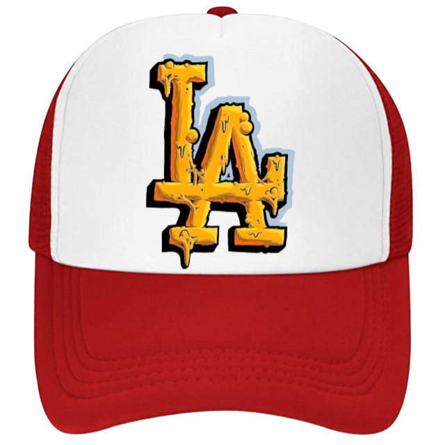 LA Dodgers Hat Adjustable Snapback Trucker Hat  Baseball Hat Los Angeles Heart