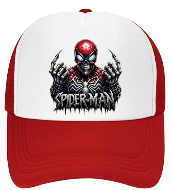 Spiderman Hat Adjustable Snapback Trucker Hat Spider Web Spiderman Superhero Hat