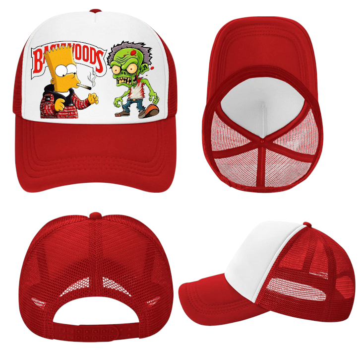 Marlboro Hat Backwoods Hat Adjustable Snapback Trucker Hat Smoke Shop Alien Hat