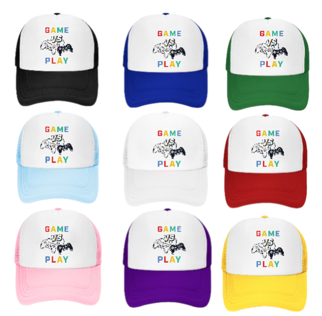 Gamer Hat Trucker Hat Adjustable Hat Unisex Hat Snapback Adult Play Game Hat