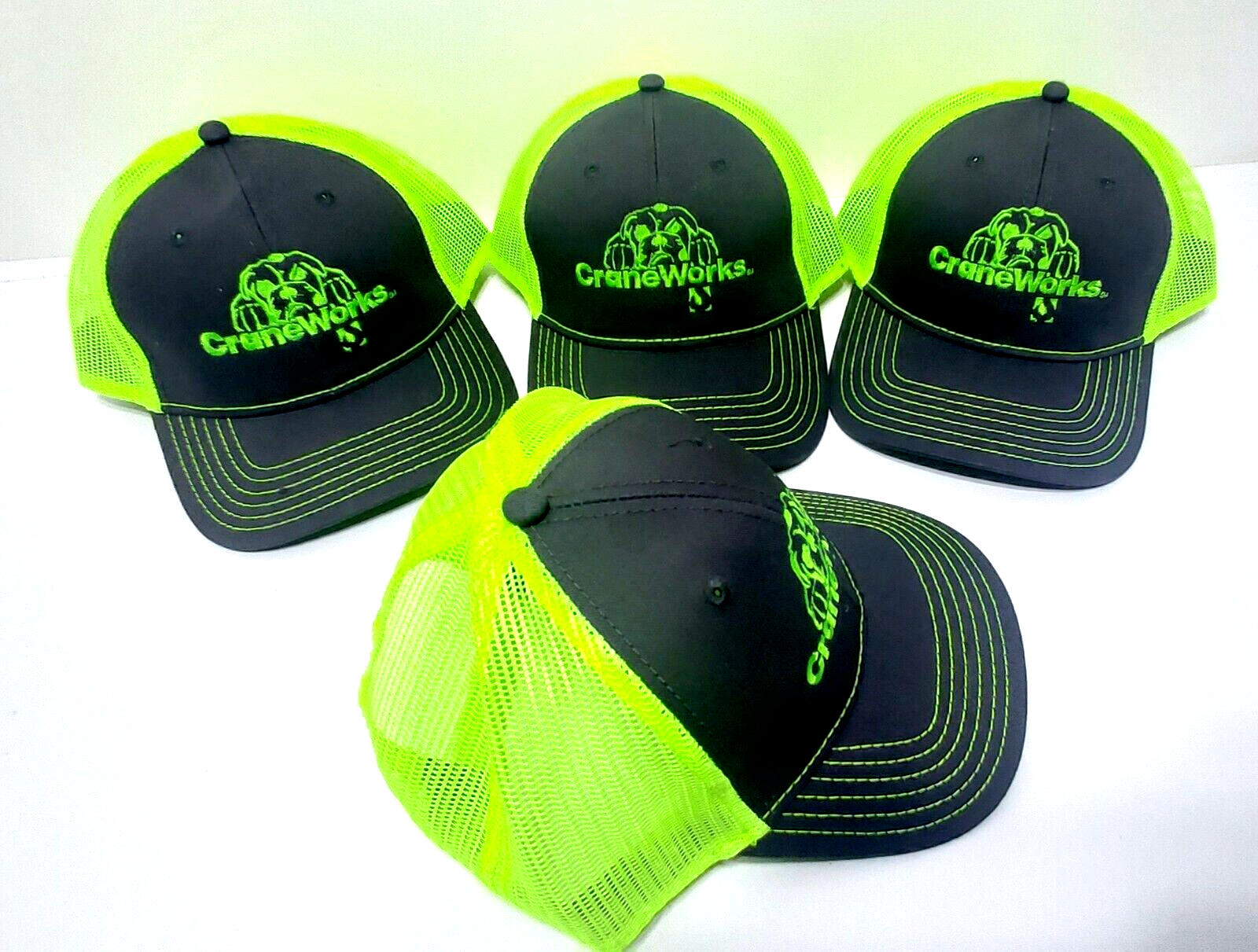 Working Hat Adjustable Snapback Meshback Men Women Casual Wear