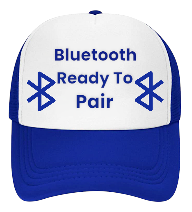 Bluetooth Hat Adjustable Snapback Trucker Hat Bluetooth Ready To Pair Funny Hat