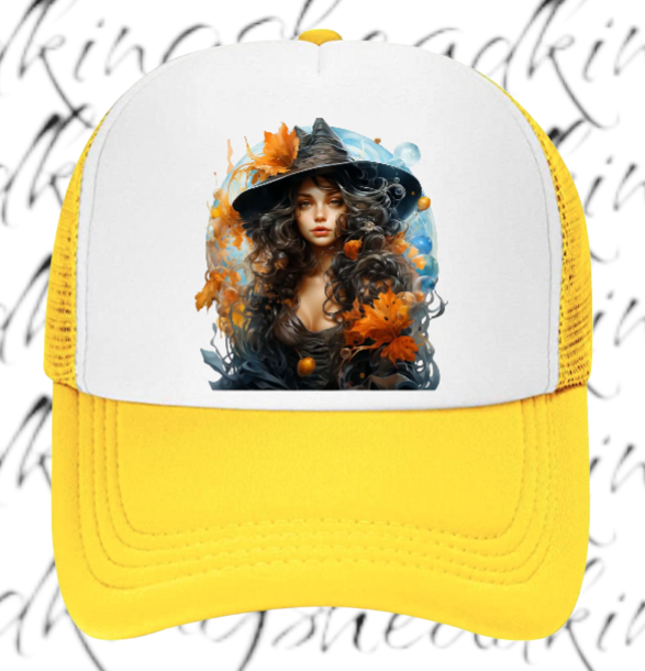Beautiful Fairy Hat Adjustable Snapback Trucker Hat Supernatural Mythical Hat