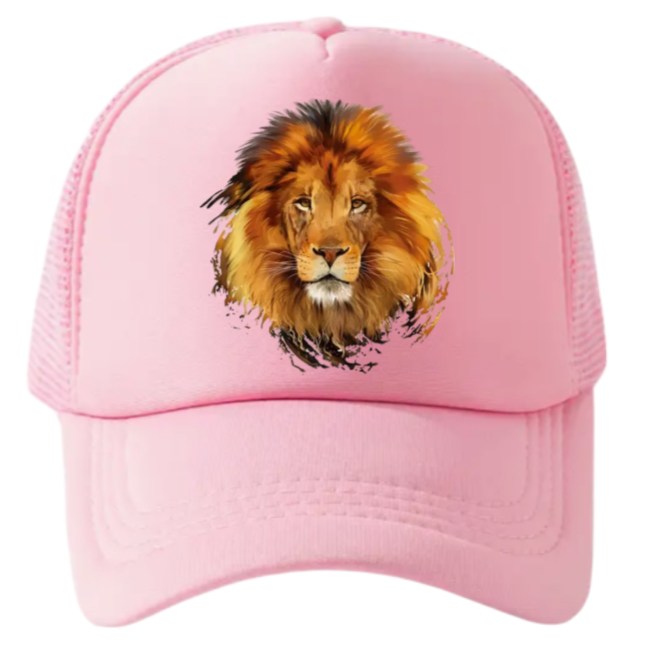 Lion Hat Adjustable Snapback Trucker Hat Lion King Hat King of Jungle Safari Hat